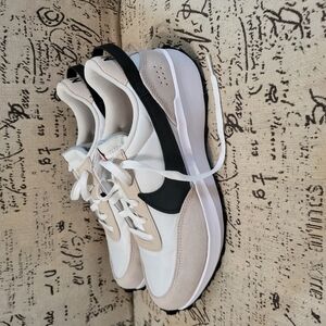 Nike Black and White Athletic Shoes Modern Design